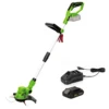 Coupe Bordure Sans Fil 20v Vito Ego Li + Batterie 2ah + Chargeur + Jeu 20 Lames -Cactus Jardin Soldes Magasin 47d00994f804d534