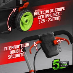 Tondeuse à Gazon 40v (2x20v) 34 Cm - Sans Batterie - Constructor -Cactus Jardin Soldes Magasin 63c13675e1b893.70517143