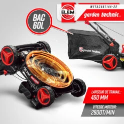Tondeuse Thermique Autotractée 144.3cc - Largeur De Coupe 46cm - Elem Garden 9 Tondeuse Thermique Autotractée 144.3cc - Largeur De Coupe 46cm - Elem Garden -Cactus Jardin Soldes Magasin 63c1367d6eb876.50155183
