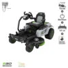 Tracteur Tondeuse Sur Batterie Avec Volant Egopower 107 Cm Zt4201es -Cactus Jardin Soldes Magasin 63dd4fa19eff87.29232707