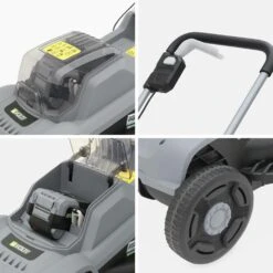 Voltr - Tondeuse à Gazon Sans Fil 30cm Batterie 20v Lithium 4ah Et Chargeur + Débroussailleuse Sans Fil ø25cm Avec Batterie Lithium -Cactus Jardin Soldes Magasin 64627aec126652.09078089
