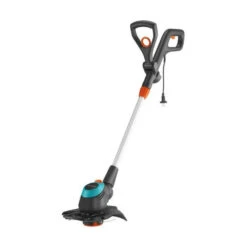 Gardena Coupe-bordures Easycut 450/25 – 450w – ø25cm – Fil Rotorcut – Manche Télescopique Inclinable – Etrier Protec