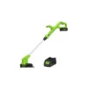 Coupe Bordure 30cm Greenworks 24v - 1 Batterie 2,0 Ah - 1 Chargeur - G24ltk2 2 Coupe Bordure 30cm Greenworks 24v - 1 Batterie 2,0 Ah - 1 Chargeur - G24ltk2 -Cactus Jardin Soldes Magasin 64773dd4d3e4d1.86322987
