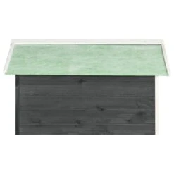 VIDAXL Garage De Tondeuse à Gazon 72x87x50 Cm Gris Et Blanc Sapin -Cactus Jardin Soldes Magasin 6480d34d85a184.12916074