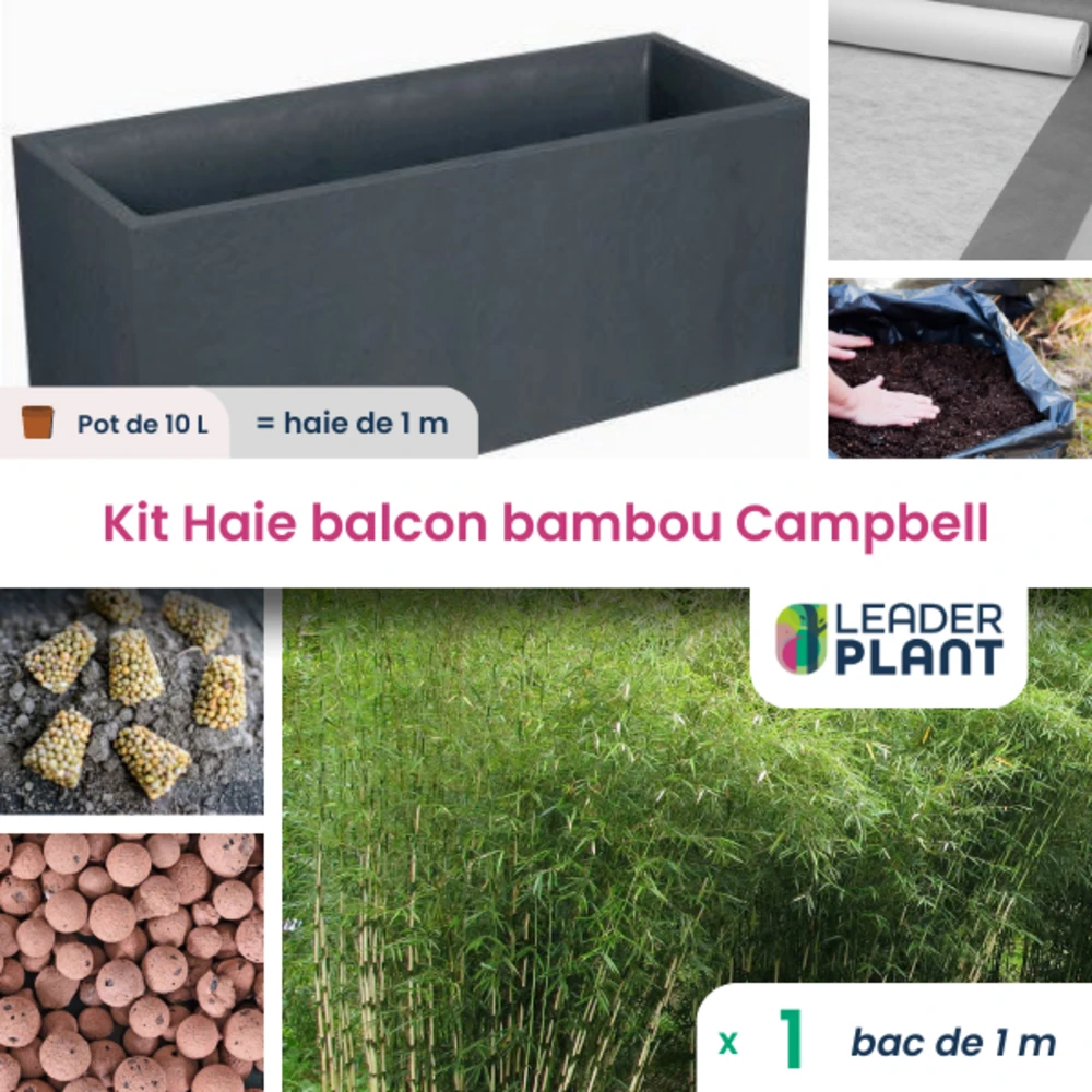 Kit Brise-vue Balcon Bambou Campbell 10 L 4 Kit Brise-vue Balcon Bambou Campbell 10 L – Image 2