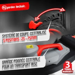 Tondeuse à Gazon électrique 1800w - Largeur De Coupe 40cm - Elem Garden 10 Tondeuse à Gazon électrique 1800w - Largeur De Coupe 40cm - Elem Garden -Cactus Jardin Soldes Magasin fe46d3f46856bf7d